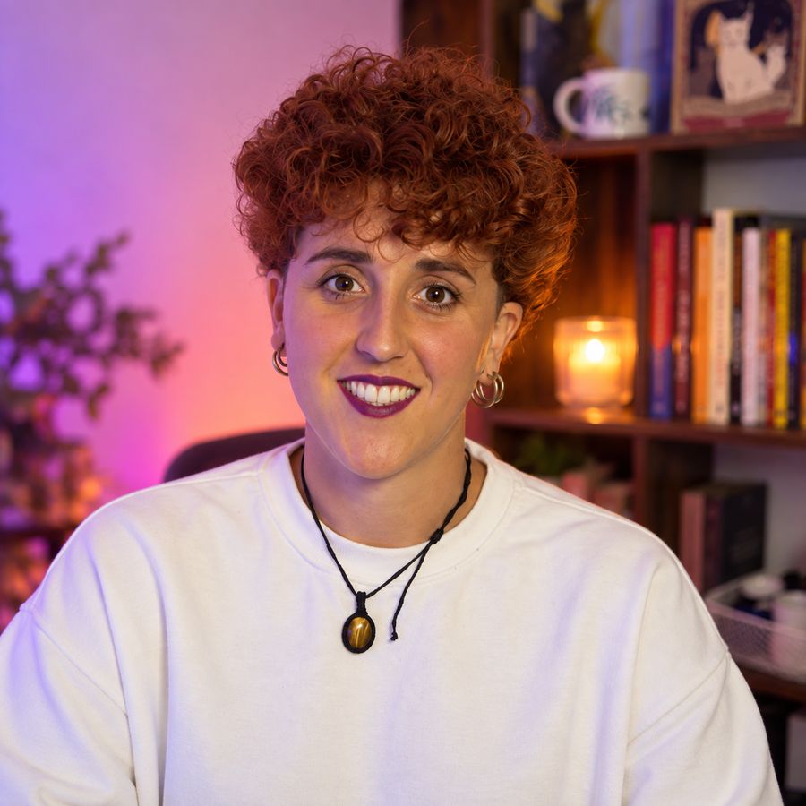 Retrato de Sara Castro sonriendo